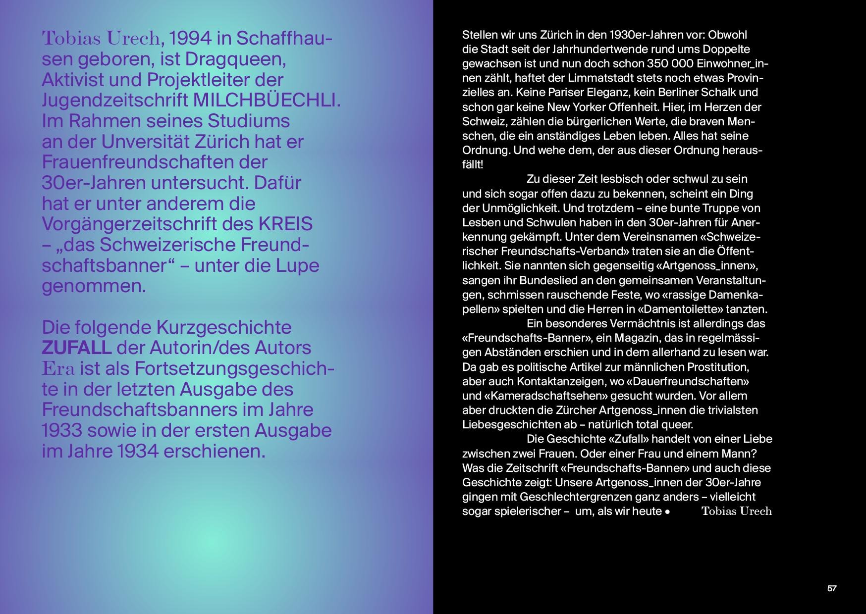 Doppelseite 0 — Ausgabe °1